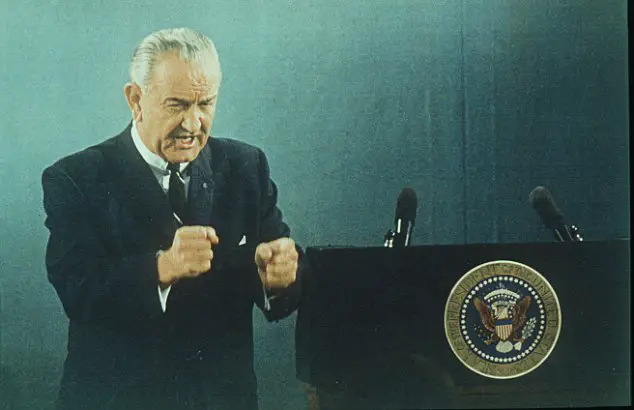 President of the USA Lyndon Johnson