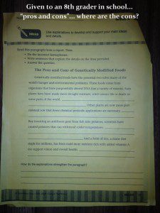 8th Grade GMO Quiz - Propaganda