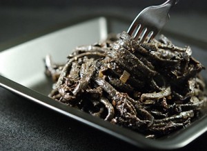 black pasta