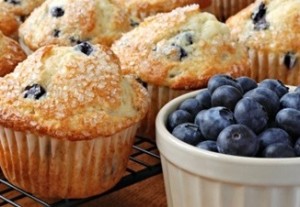 Blueberry muffins