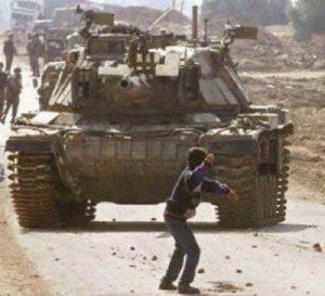 rocks vs. tanks