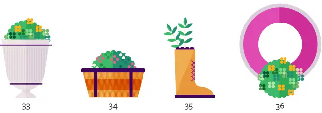 50 Ideas for Container Gardens - container-garden-33-36