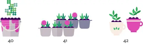 50 Ideas for Container Gardens - container-garden-40-42