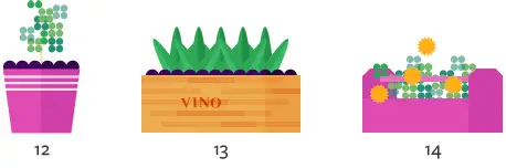 50 Ideas for Container Gardens - container-garden12-14