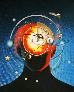Time and Torsion in a Conscious, Holographic Universe