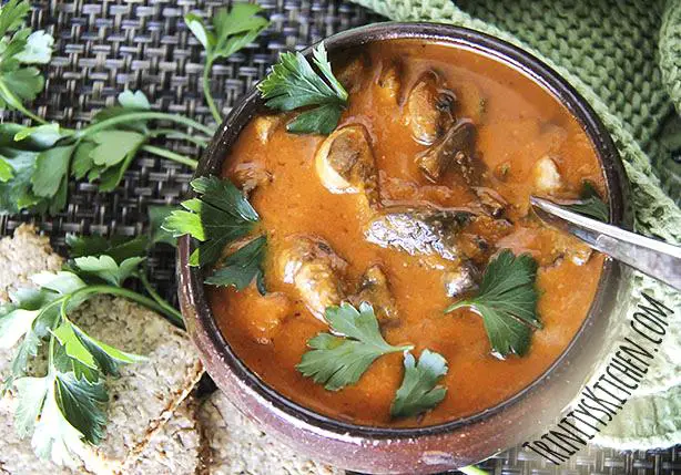 Trinity's Mushroom & Cardamom, Squash Soup