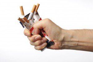 Crushing Cigarette Pack