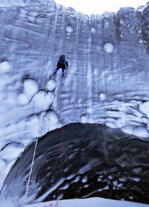 Methane cavern - Russian Centre of Arctic Exploration