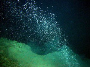 Global Weather Modification Assault Causing Climate Chaos And Environmental Catastrophe - 04 Methane bubbling up in thawing shallow lake