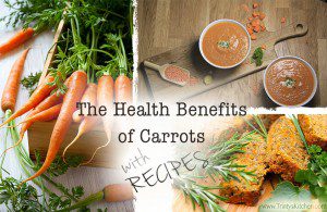 Fresh organic carrots in a wooden box