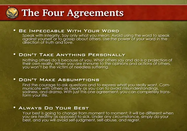 9 Solutions for Overcoming Humanity’s Original Distortion - Four Agreements