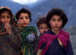 Hunza children