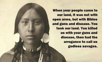 Christopher Columbus' Invasion of America - Bibles Guns and Disease, Godless Savages