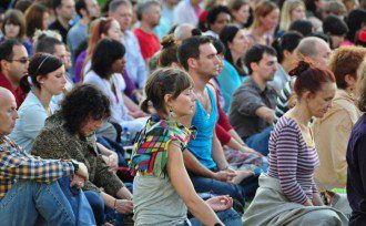 The Great Work - Healing the World with Collective Meditation - Group Meditation ''Flash Mob''