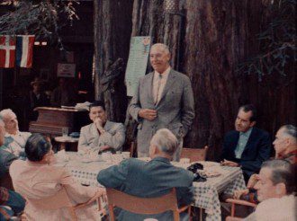 Black Magic - Satanists Rule The World - Bohemian Grove - Ronald Reagan and Richard Nixon, with Harvey Hancock 1967