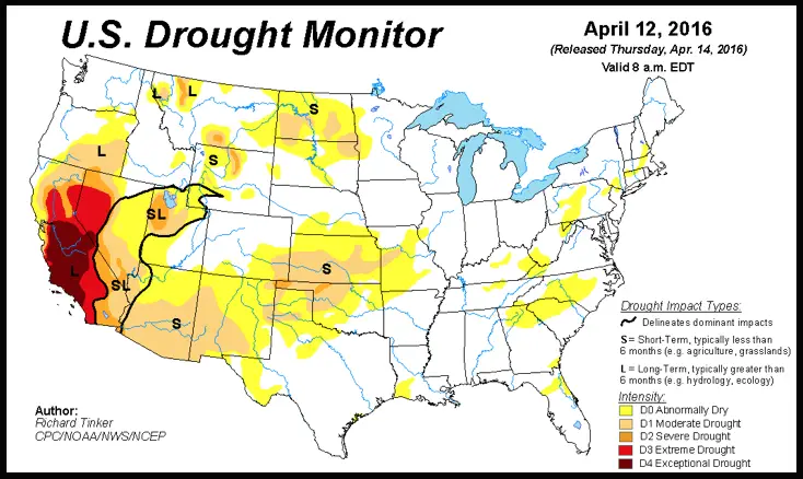 Former U.S. Air Force Officer Warns of Atmospheric Spraying (Geoengineering) and the Coming Collapse - US Drought Monitor