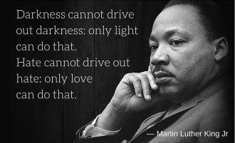 Moving Beyond 'Awakening Shock Syndrome' - Martin Luther King quote - Darkness Light Hate Love