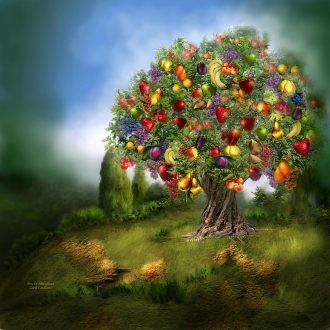 Why Many Advanced Souls Struggle with Abundance (Image - Tree of Abundance by Caro Cavalaris)