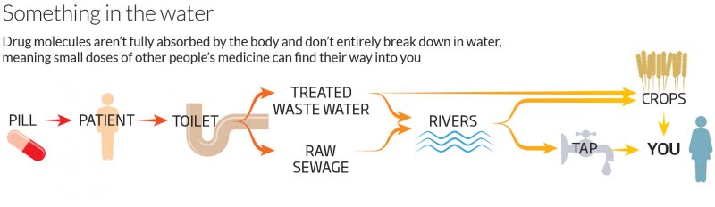 Cocktails of Dozens of Drugs In Our Water Supply Remain Unfiltered - Something in the water...